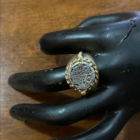 Franklin Mint Other - Stunning RARE Vintage (1991) Franklin Mint Galleon The Atocha Coin Treasure Ring